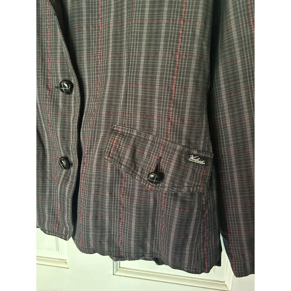 Woolrich Women's XL Plaid Blazer Jacket. Made In China - Picture 4 of 7